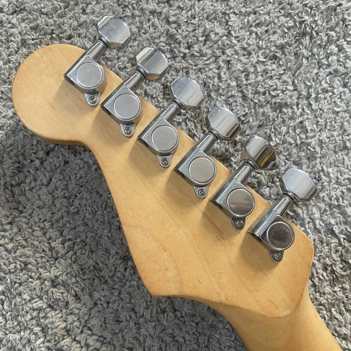 HSS Sunburst Basswood Guitar Body with Maple Wood Neck, Rosewood Fretb