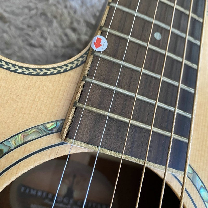 Left Handed Folk Acoustic Guitar, Spruce Body, Mahogany Neck, 22 Frets