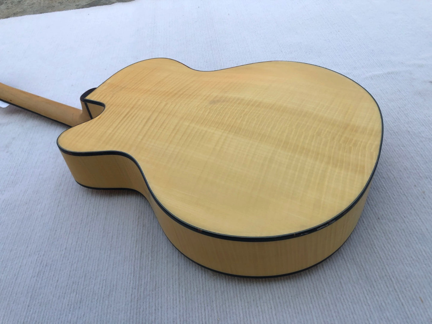 Hollow Body Arch Top Jazz Guitar Body with Neck, Rosewood Fingerboard
