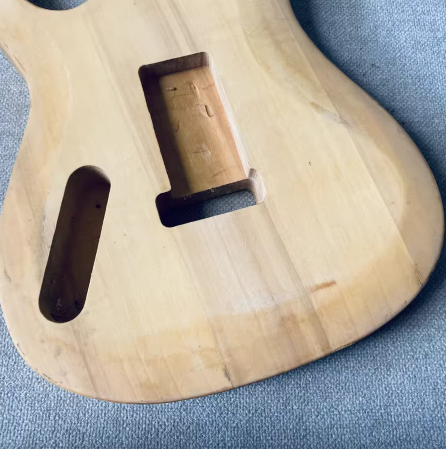 DIY Basswood Guitar Unfinished Body, Single Humbucker Pickup Route