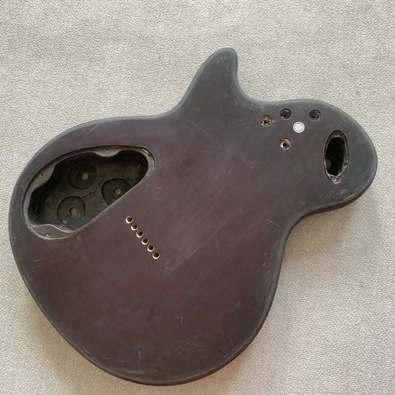 LAG Wine Red Guitar Guitar Basswood Body Fit Les Paul LP
