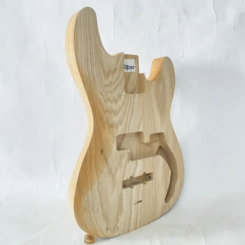 Unfinished Ash Wood 4/5 String Bass Body DIY Project
