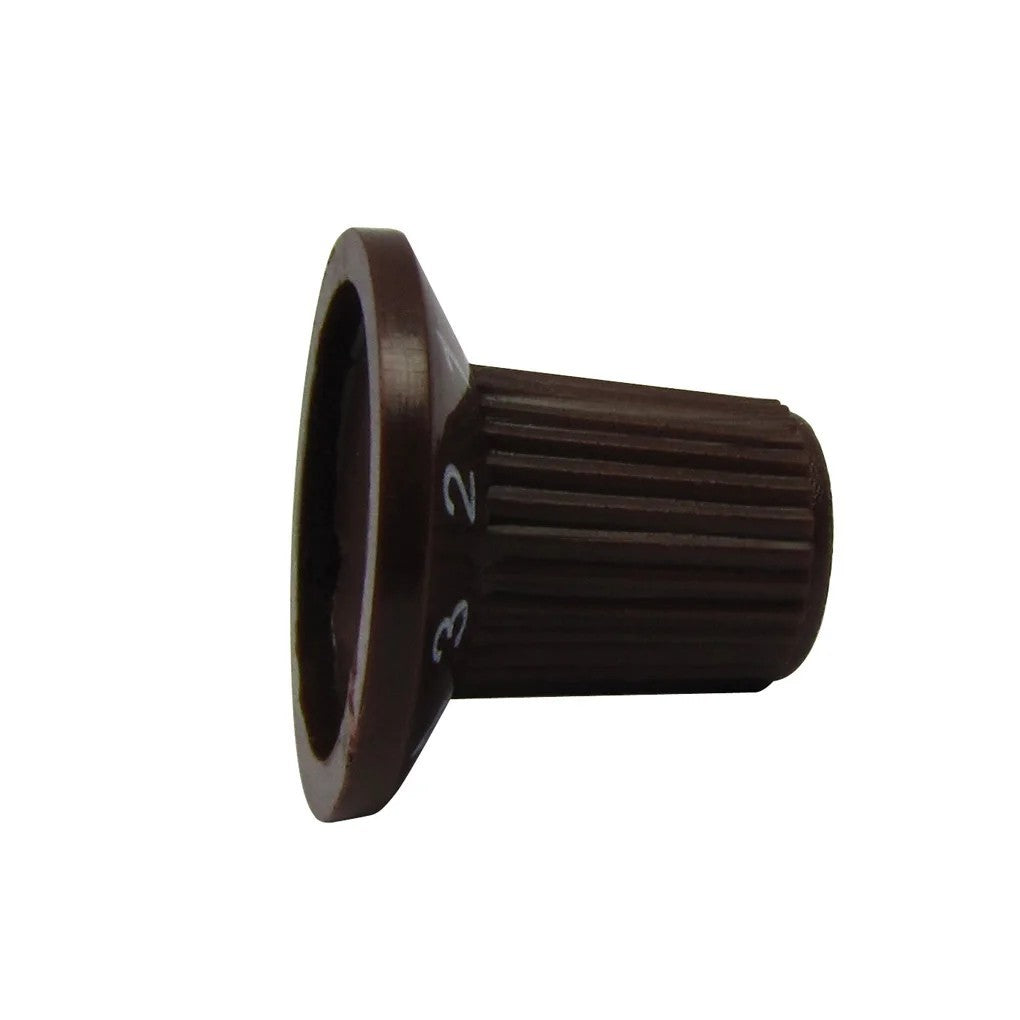 6pcs Brown Guitar Top Har Amplifier AMP Control Knobs Set