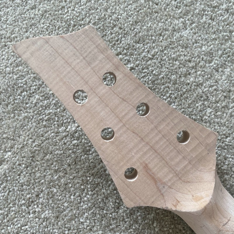 Maple Wood Electric Guitar DIY Project Neck, Rosewood 24 Frets Fingerb