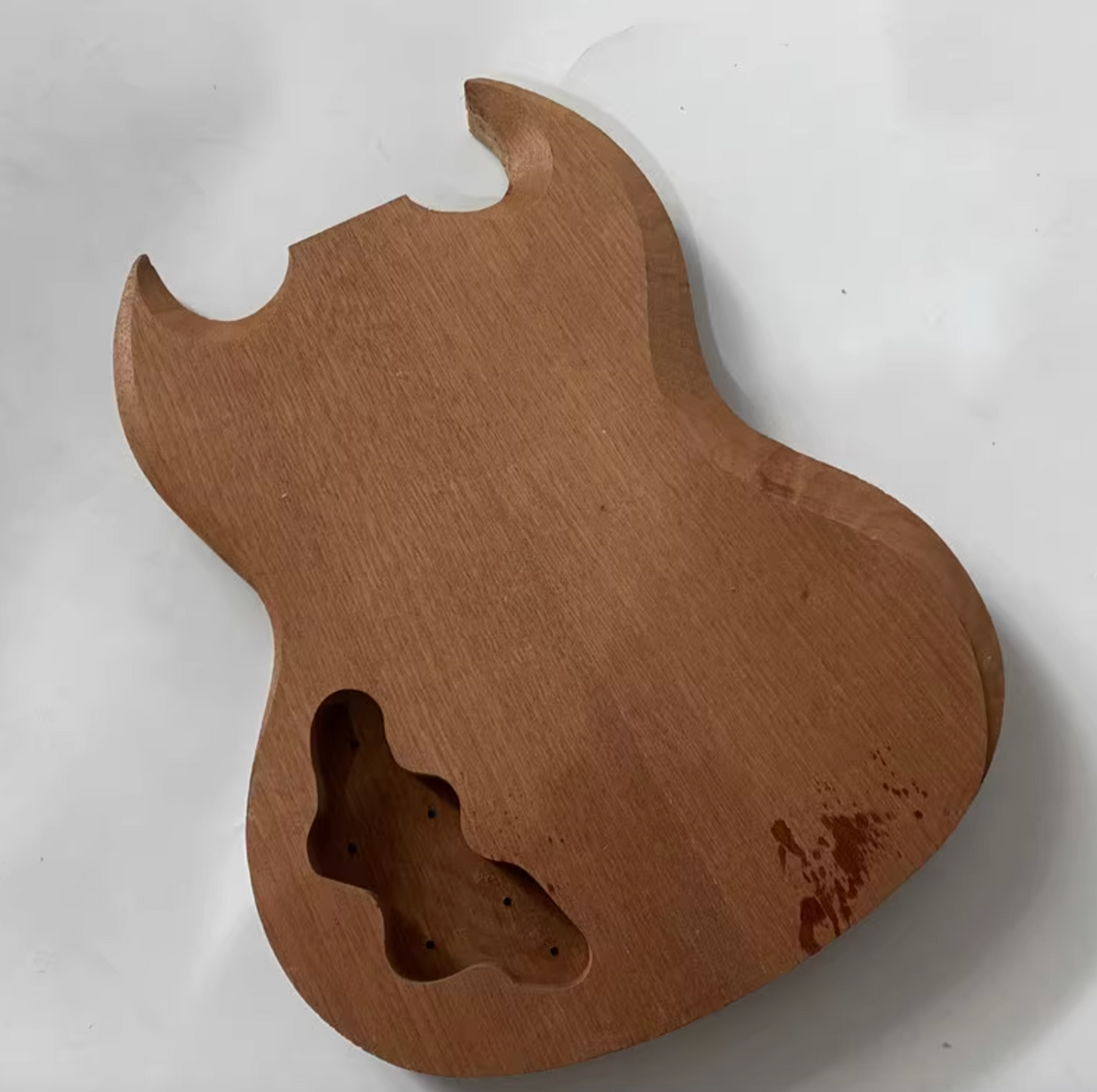 Mahogany Wood HHH Guitar Unfinished Body Fit SG Guitars