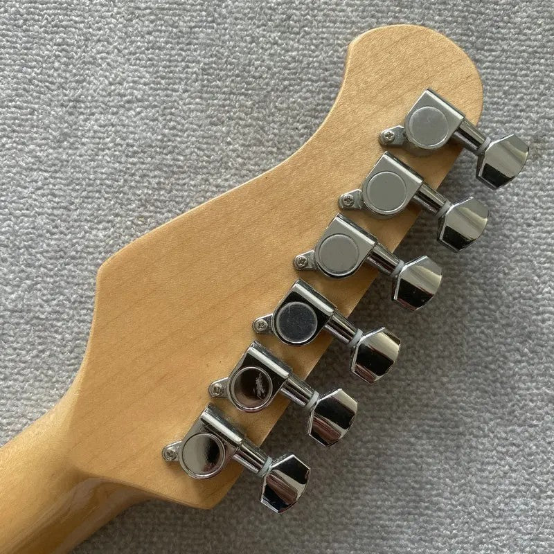 Electric Guitar Maple Wood Neck, Maple Fingerboard 22 Frets, Silver Tu