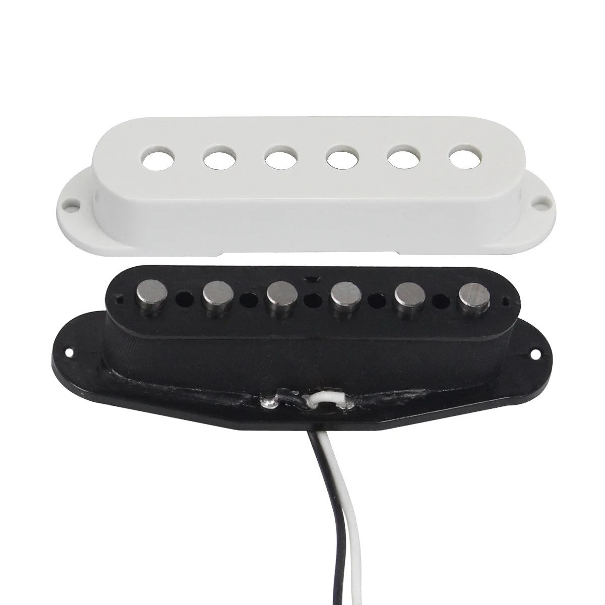 White Alnico 5 Guitar HSS Single Coil Humbucker Pickups Fit Ibanez,Fen
