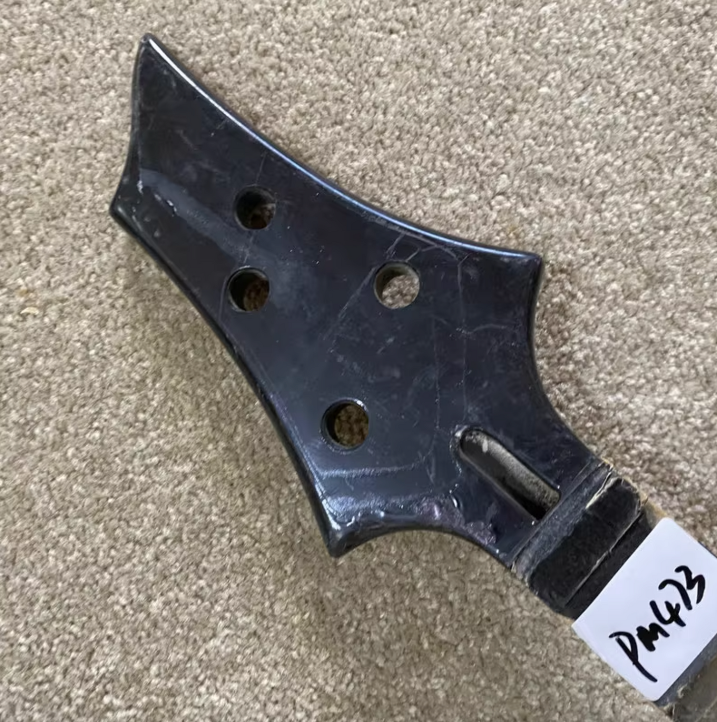 Black Maple Wood 4 String Bass Neck, Rosewood Fretboard 24 Frets