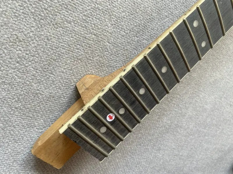 Set In Guitar Maple Wood Neck, 22 Frets Rosewood Fingerboard Fit Les P