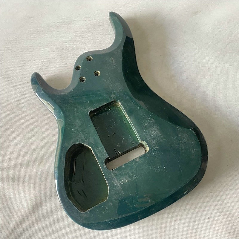 Metallic Green HSH 7 String Basswood Guitar Body