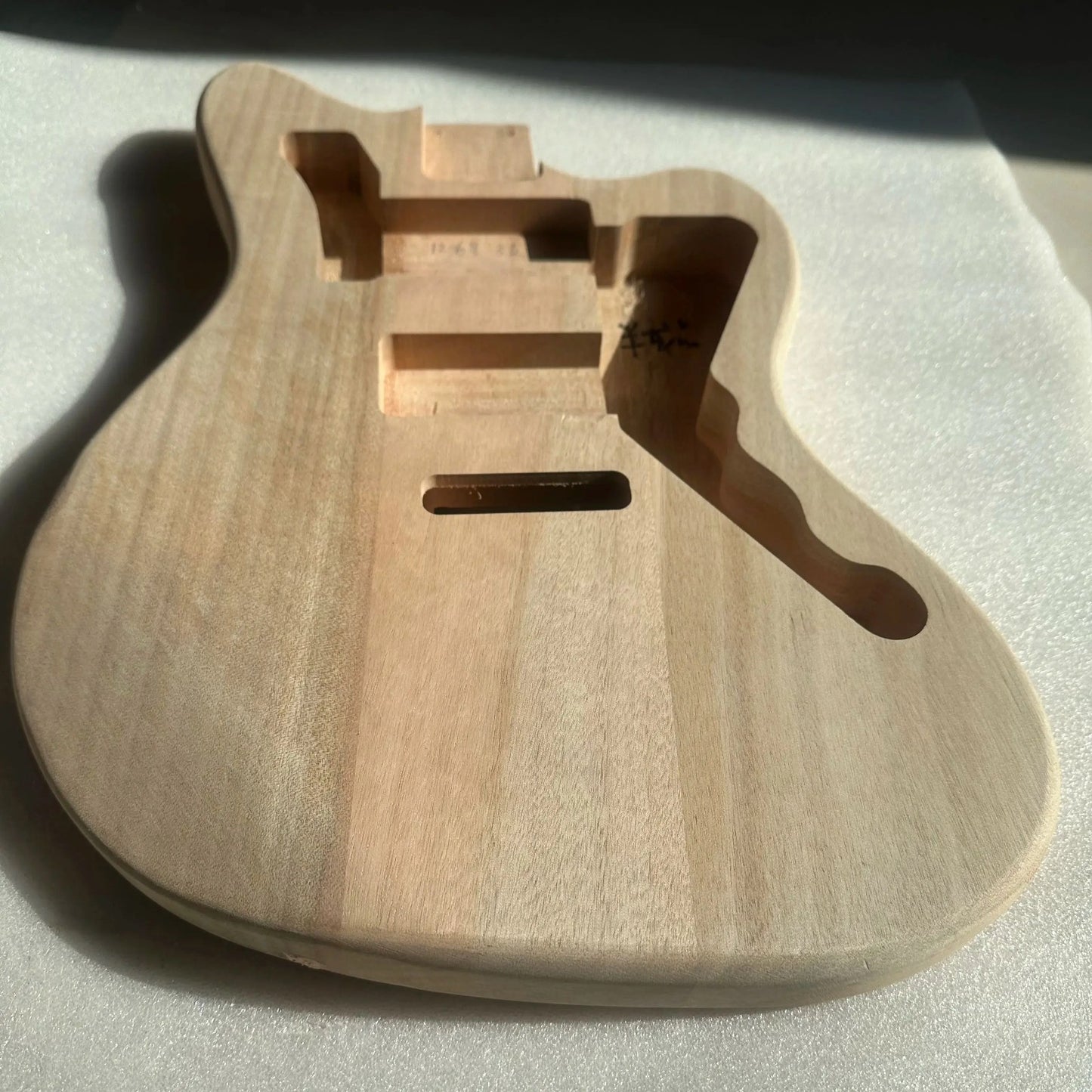 Mahogany Wood HH Guitar Unfinished Body Fit Jazzmaster Guitars