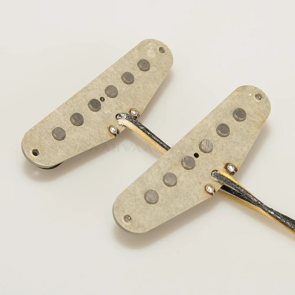 Yellow Alnico 5 Guitar Single Coil Pickups Fit Mustang Guitars