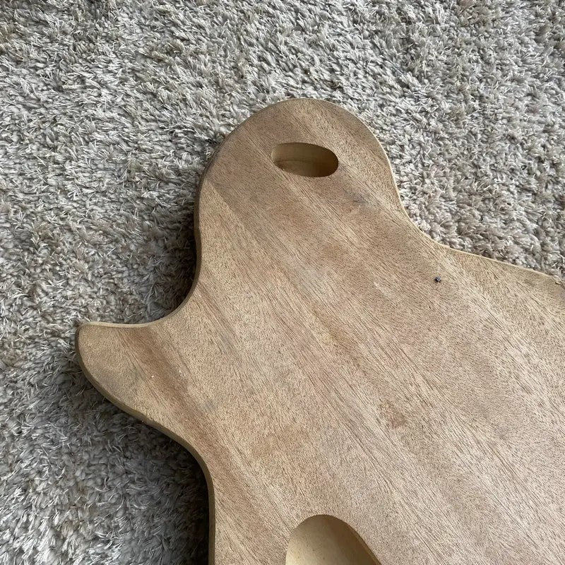 Unfinished Basswood Guitar Single Cut Body DIY Project Fit Les Paul LP