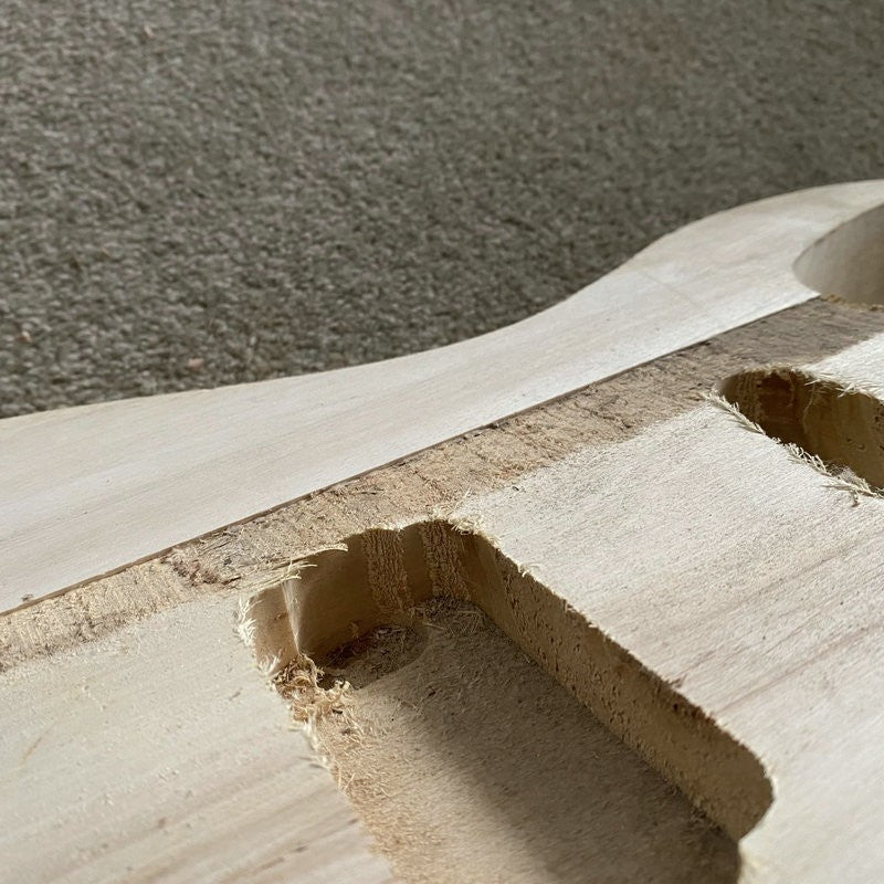 DIY Project Unfinished Basswood HS Guitar Body