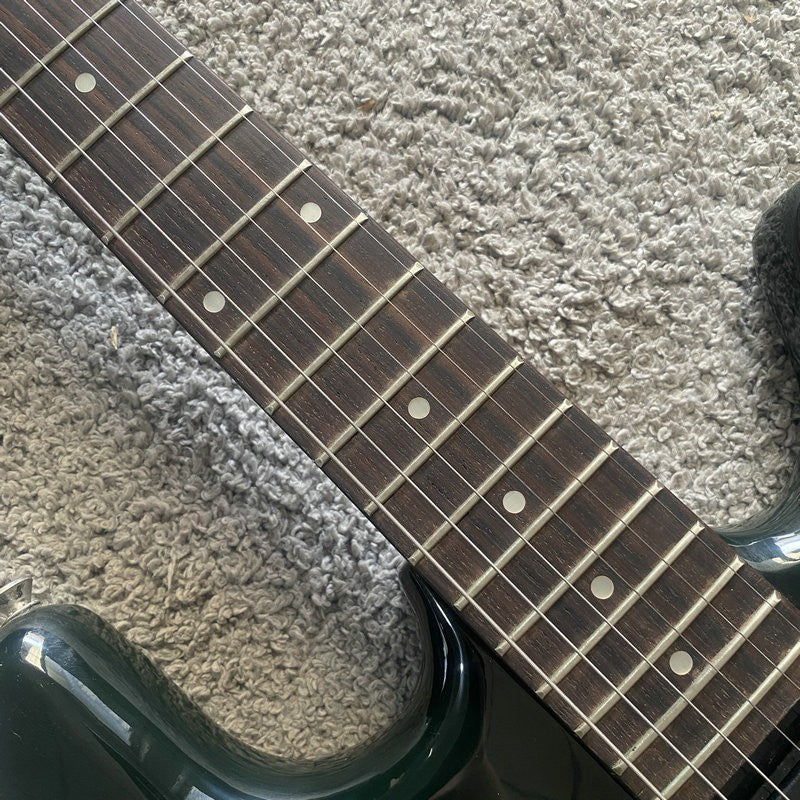 Custom Guitar in Black, Basswood Body, Maple Neck, 22 Frets Rosewood F