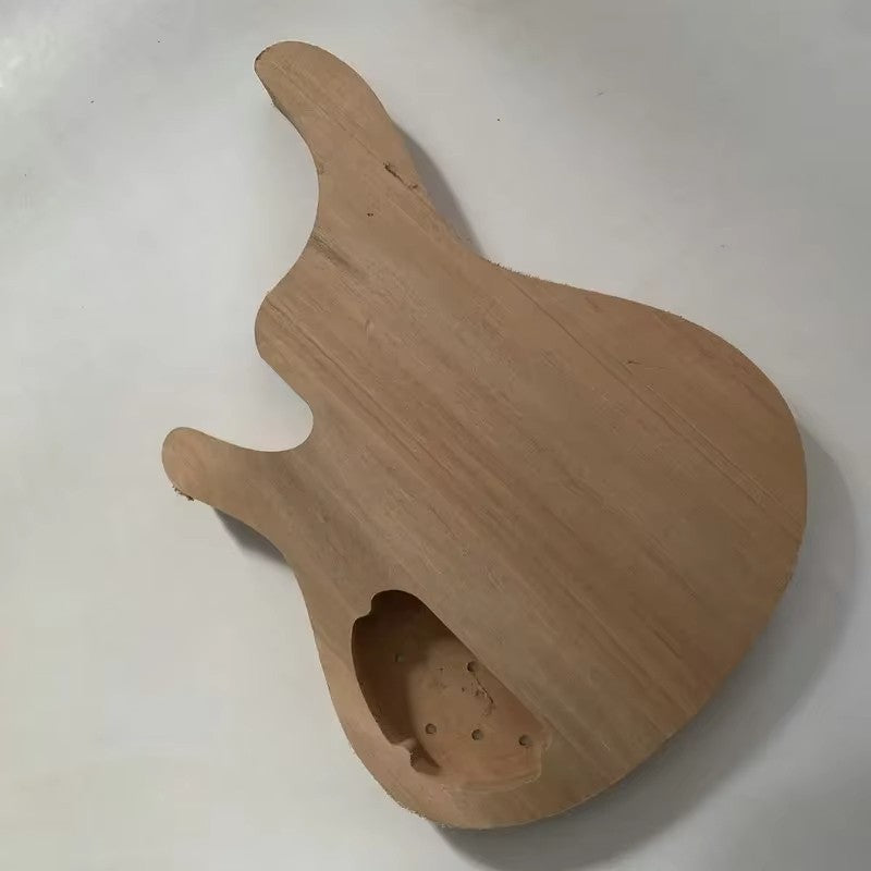Solid Mahogany Wood Unfinished 4 String Bass Body