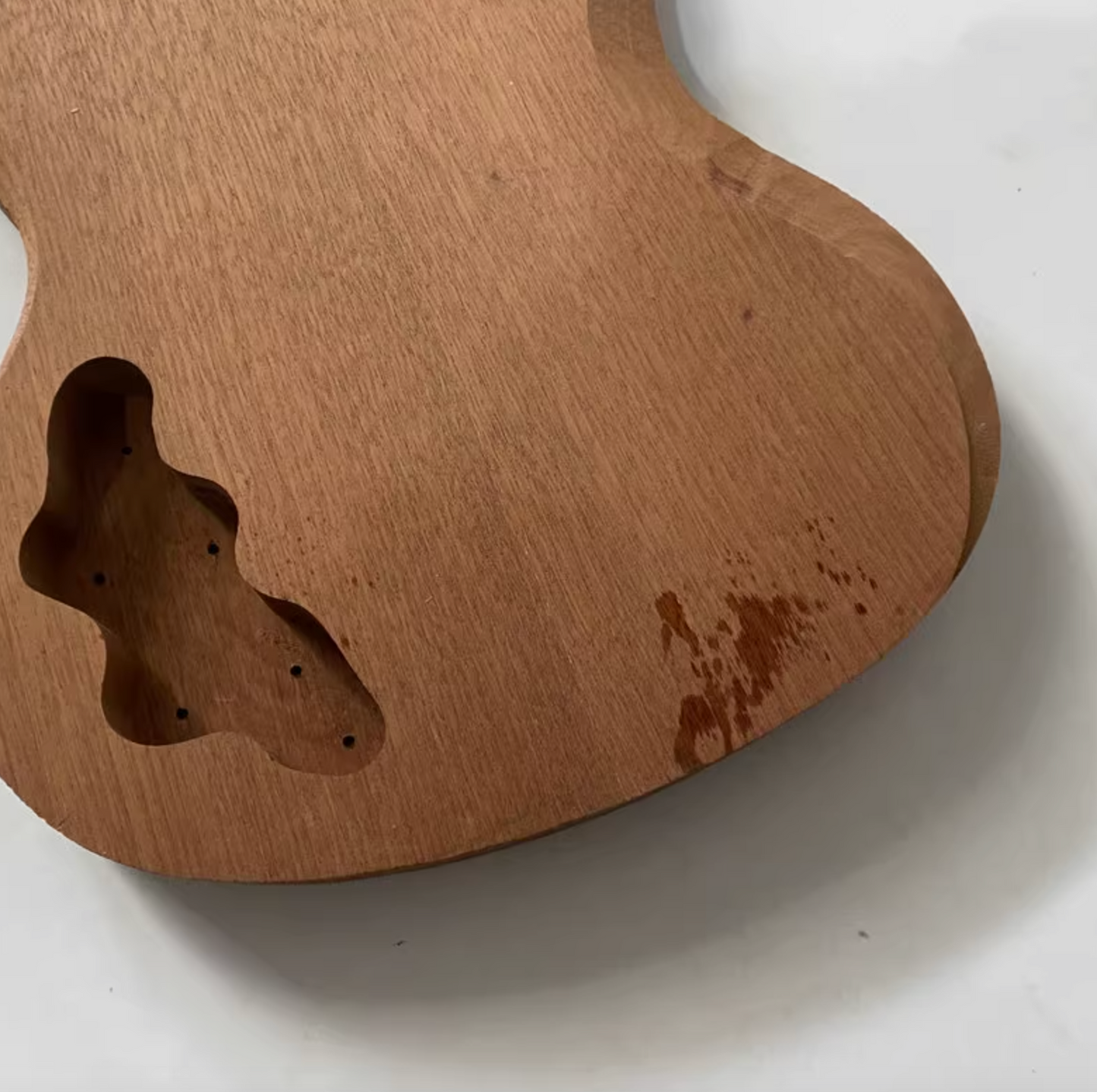 Mahogany Wood HHH Guitar Unfinished Body Fit SG Guitars