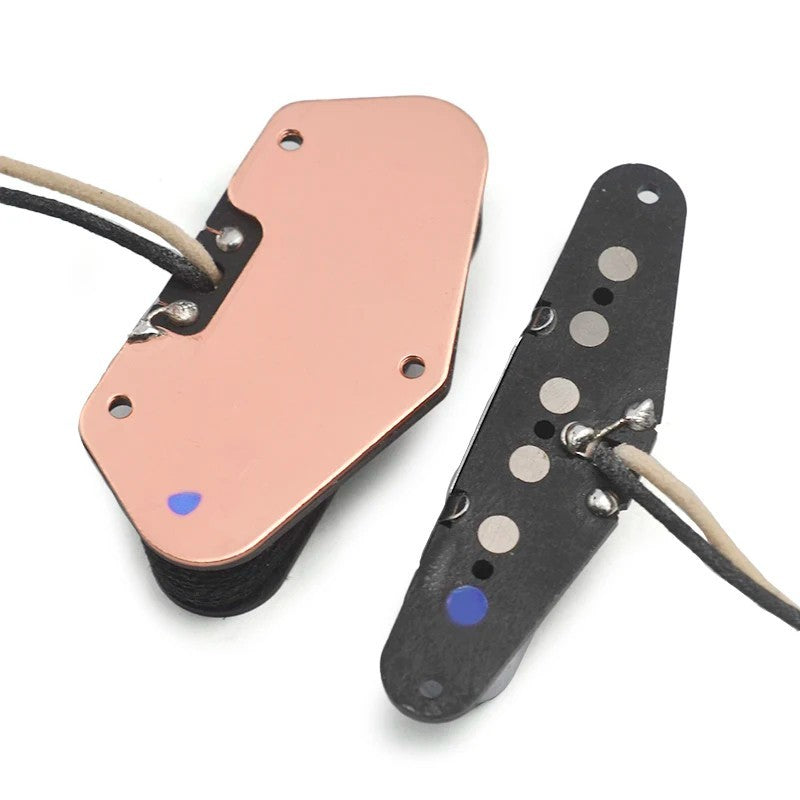1 Set Guitar Alnico 2 Neck Bridge Single Coil Pickups Fit Telecaster T
