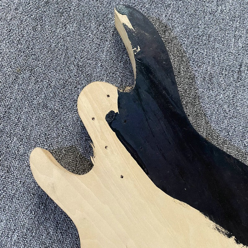 Basswood Unfinished 4 String Electric Bass Guitar Body
