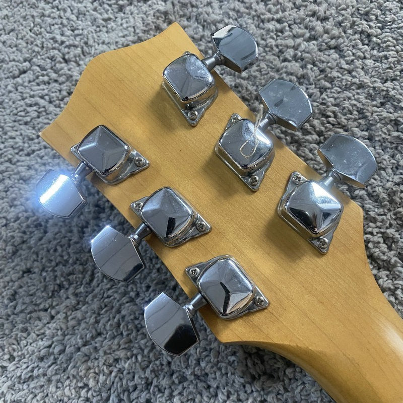 Sunburst HSS Electric Guitar, Basswood Body, Maple Neck, Rosewood Fing