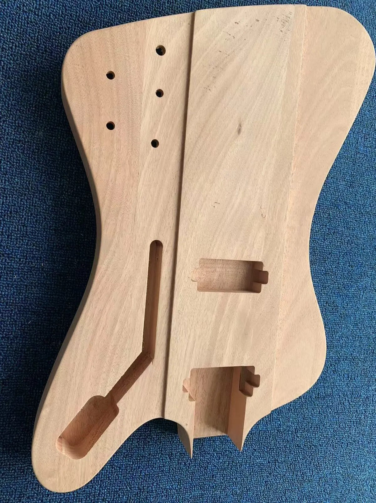 Unfinished DIY Project Firebird Guitar Kit - Mahogany Body and Neck
