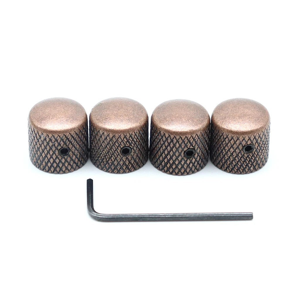 4pcs Bronze Guitar and Bass Control Knobs Fit Dean,Jackson,Schecter,Mu