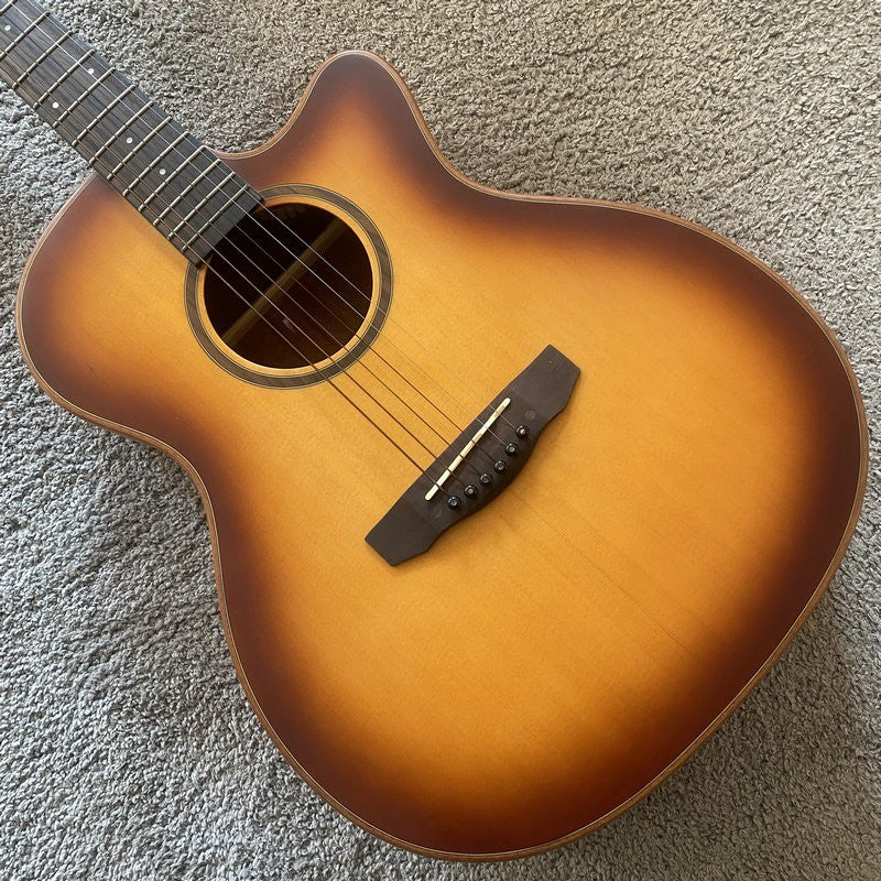 Caraya 40 Inch Acoustic Guitar Spruce Top Mahogany Body, Mahogany Neck