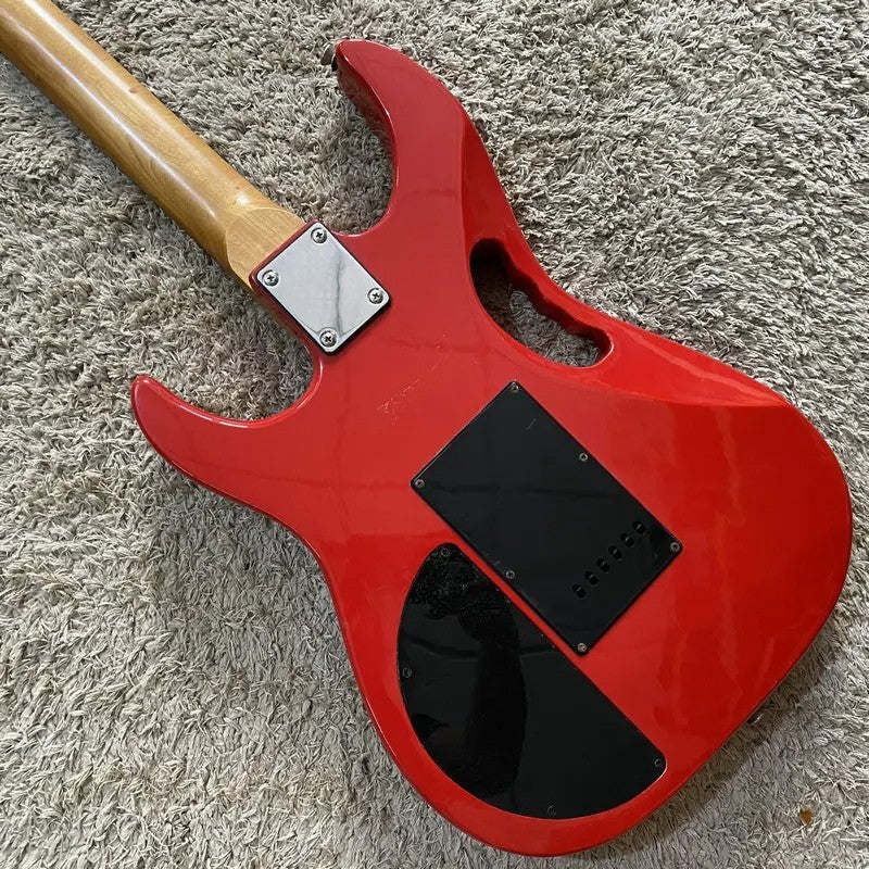 KCC Red Electric Guitar HSS, Basswood Body with Maple Neck, Rosewood F