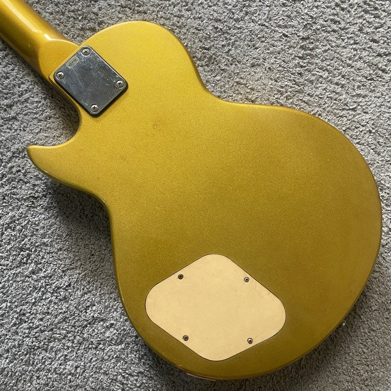 Metallic Gold Single Cut Guitar, Mahogany Body with Maple Neck Fit Les
