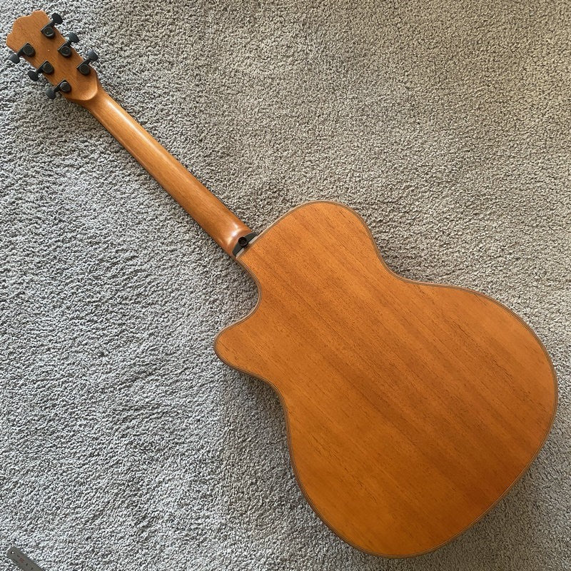 Caraya 40 Inch Acoustic Guitar Spruce Top Mahogany Body, Mahogany Neck
