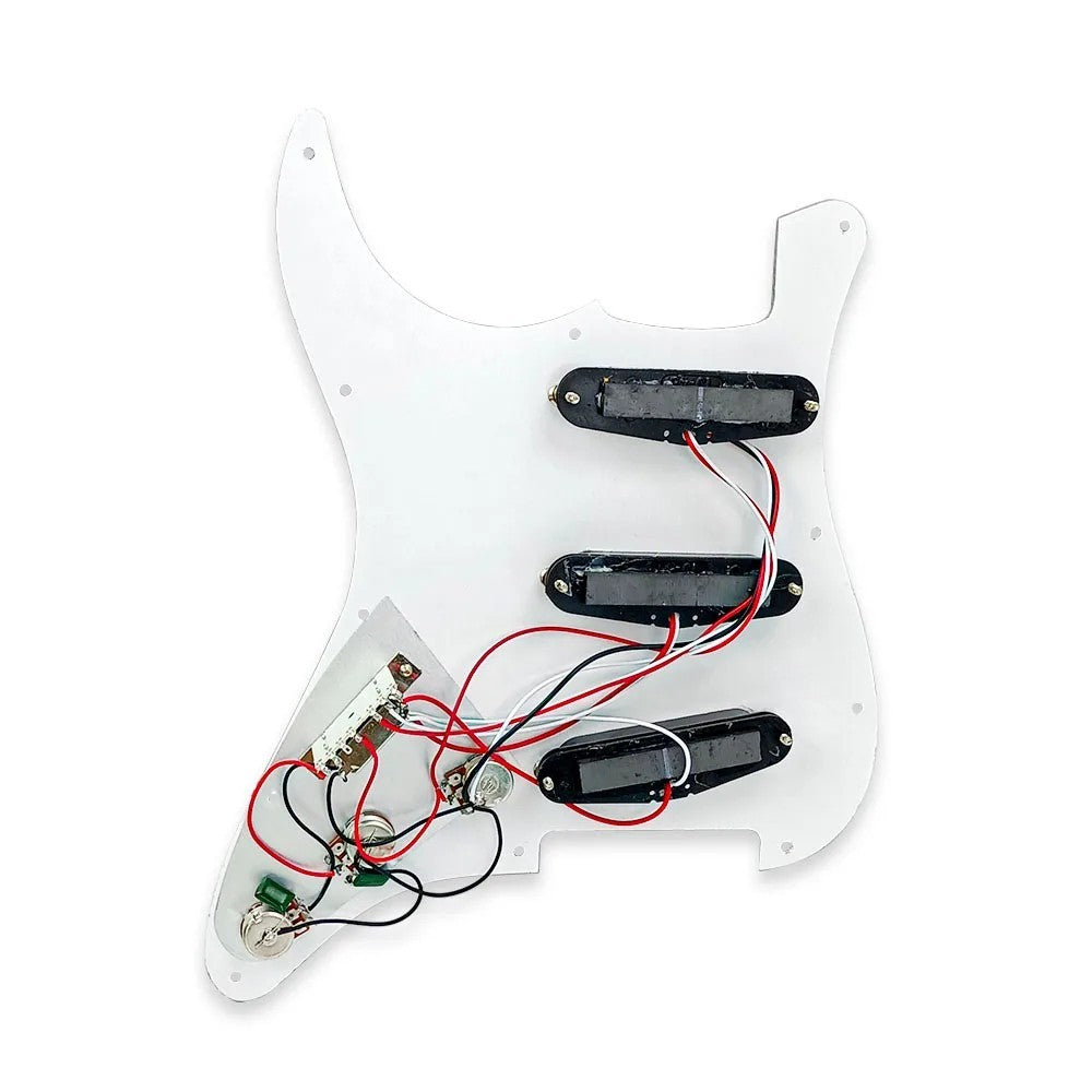 Alnico 5 Guitar Black Pearl Loaded Prewired Pickguard Fit Stratocaster