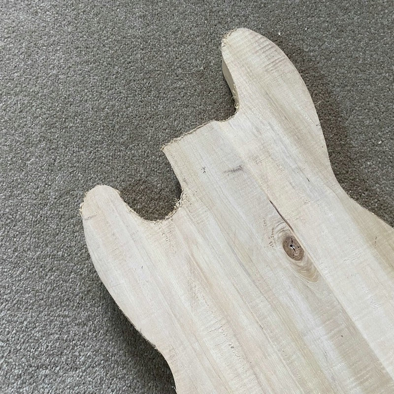 Unfinished Basswood 4 String Bass Solid Body Fit Jazz Bass