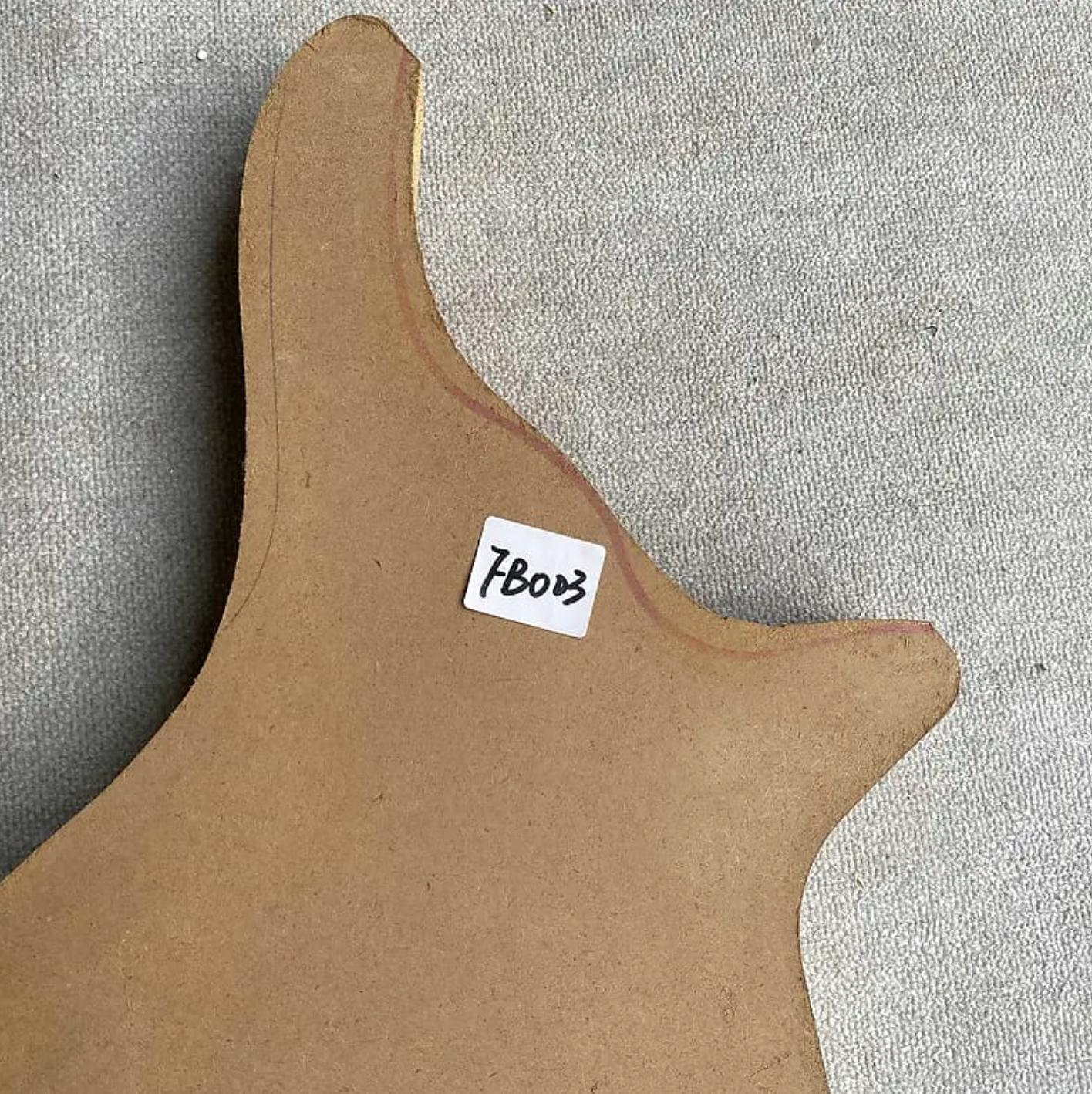 Basswood Electric Bass Body with Plywood Top