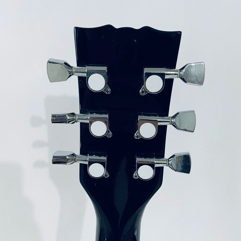 Harley Benton Gloss Black Guitar, Mahogany Body Maple Neck, Rosewood F