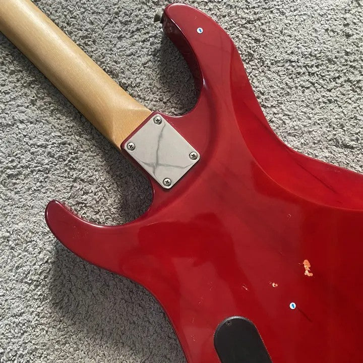 TNC Taiwan Made Electric Guitar, HH Cherry Burst Body, Maple Neck, Ros