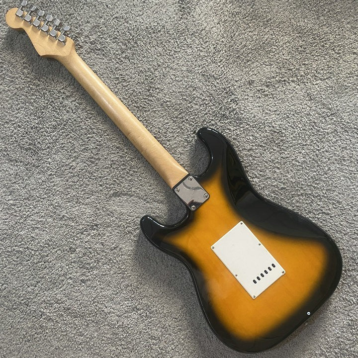 HSS Sunburst Basswood Guitar Body with Maple Wood Neck, Rosewood Fretb