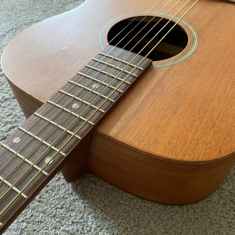 40 Inch Acoustic Guitar, Mahogany Body and Neck, Rosewood Fingerboard