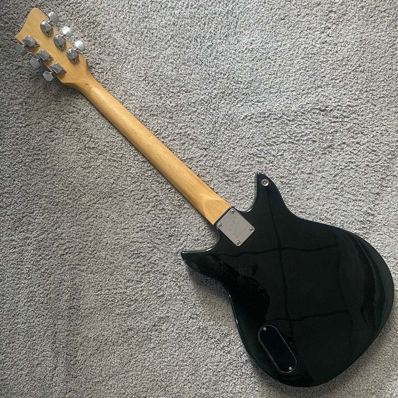 FirstAct Electric Guitar in Black, Basswood Body Maple Neck Rosewood F