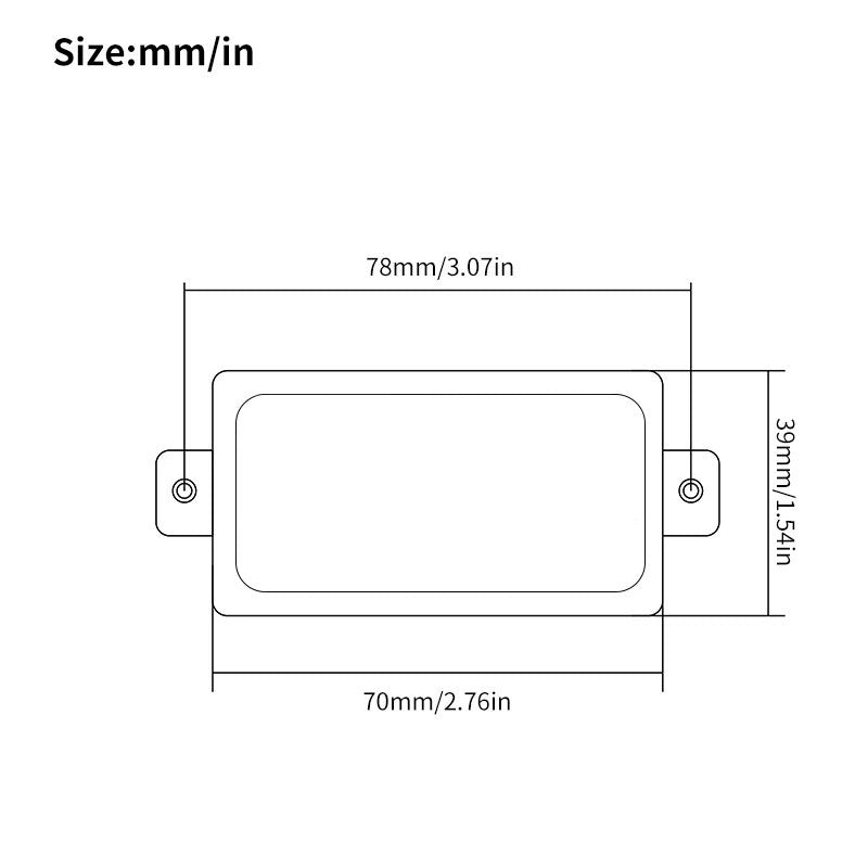 Chrome Neck Bridge Guitar Humbucker Pickups Alnico Fit Ibanez,Epiphone