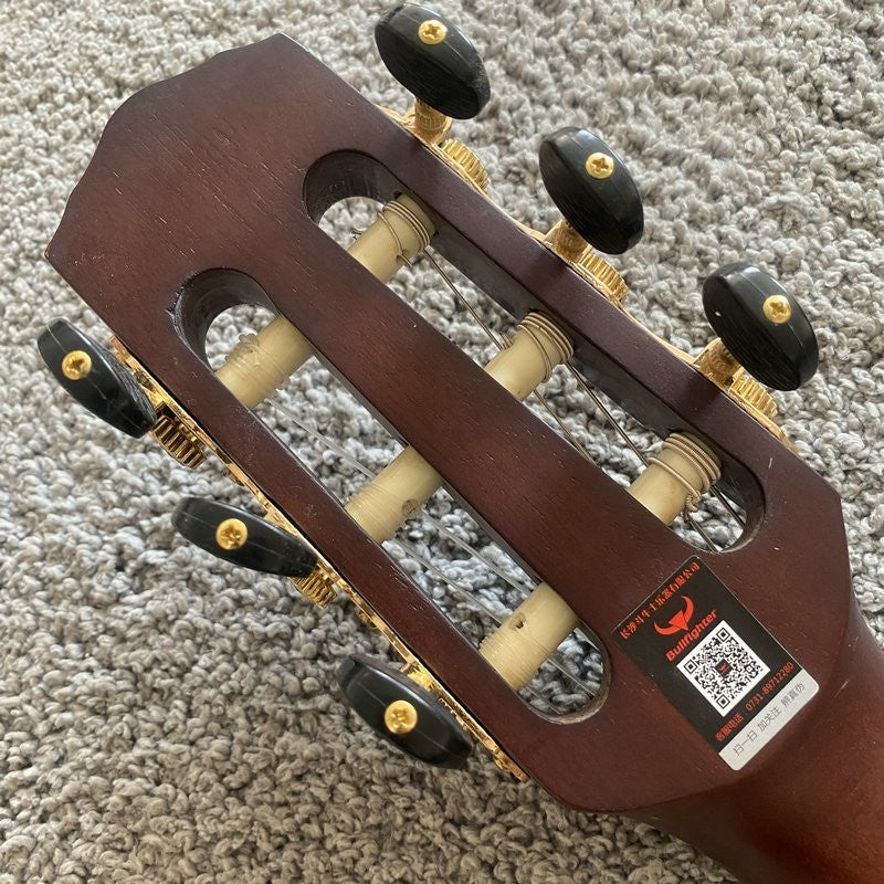 Custom Electric Classical Guitar, Spruce Top Body with Okoume Wood Nec