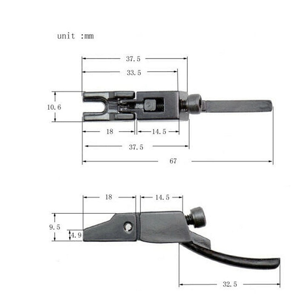 6pcs Chrome Guitar Locking Bridge Tremolo Saddles Set Fit Floyd Rose