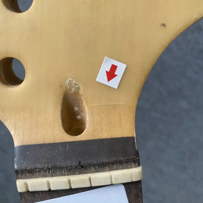 DIY Maple Wood Guitar Neck, Rosewood Fingerboard 22 Frets