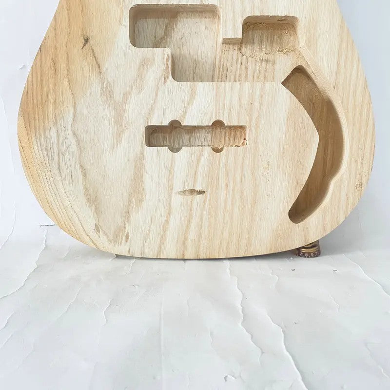 Unfinished Ash Wood 4/5 String Bass Body DIY Project
