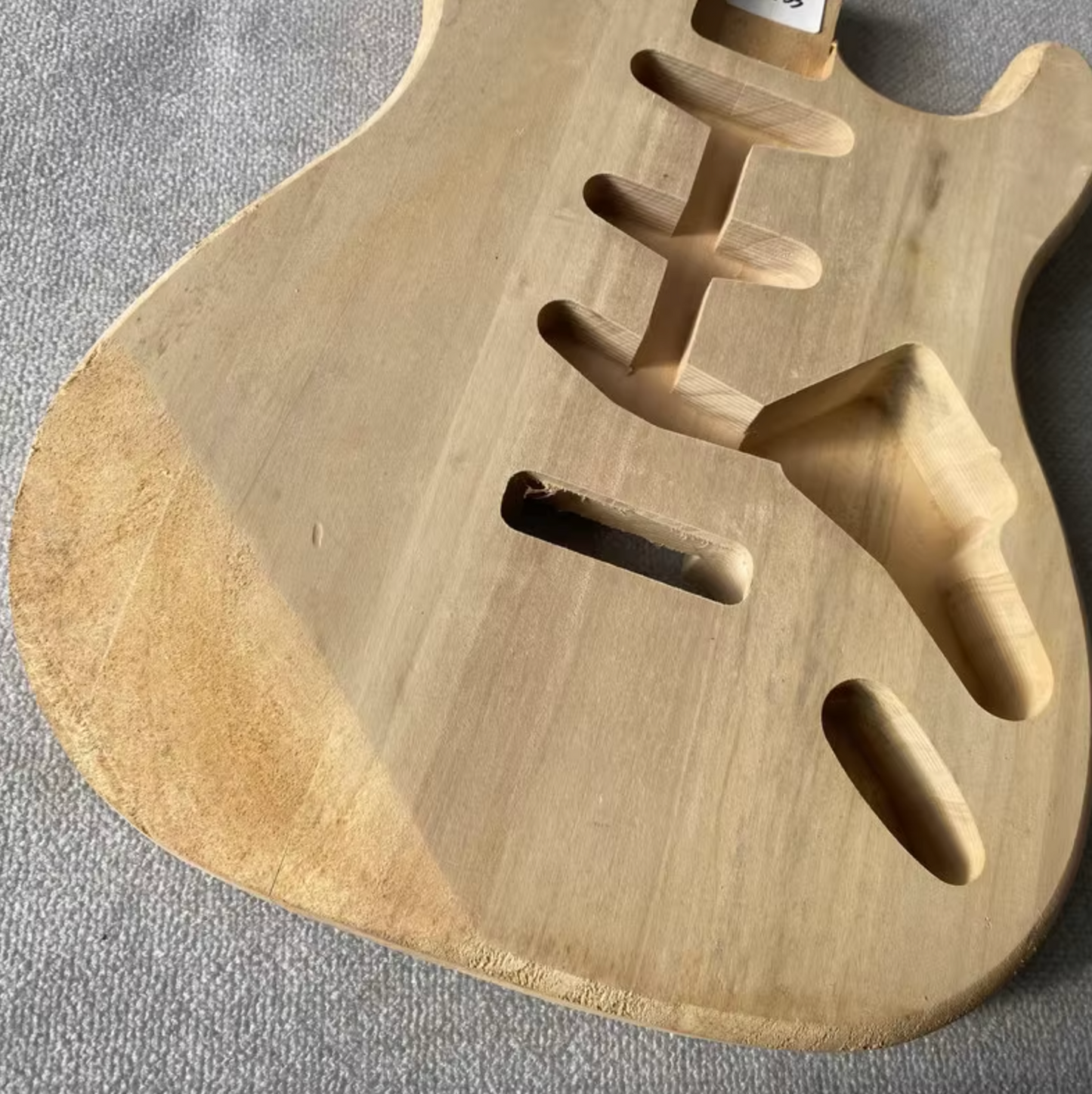 Unfinished Basswood Guitar SSS Body Fit Stratocaster Strat