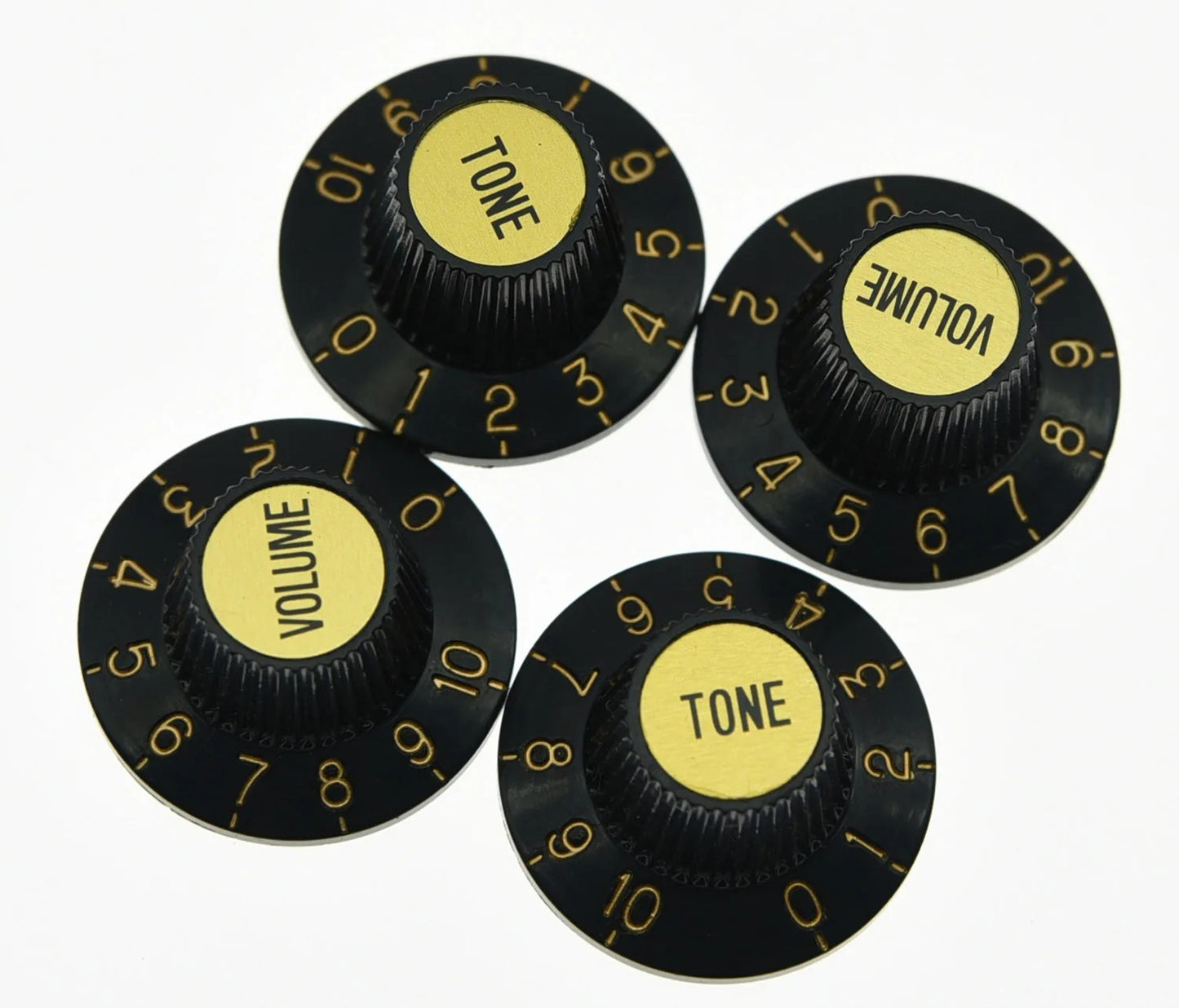 4pcs Gold Top Guitar Volume Tone Control Knobs Fit Epiphone,Washburn,P