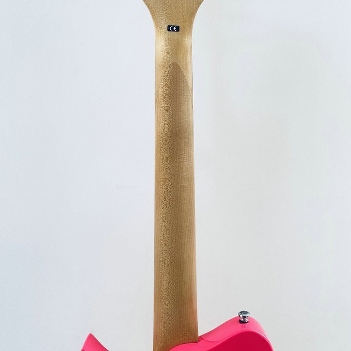 Washburn Warrior Mini Guitar in Pink Finish, Basswood Body, Maple Wood