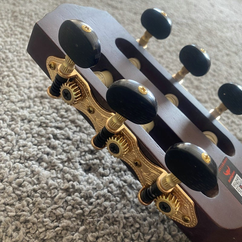 Custom Electric Classical Guitar, Spruce Top Body with Okoume Wood Nec