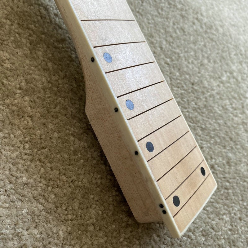 Maple Wood Left Handed Guitar Neck, 24 Frets Fingerboard Fretboard