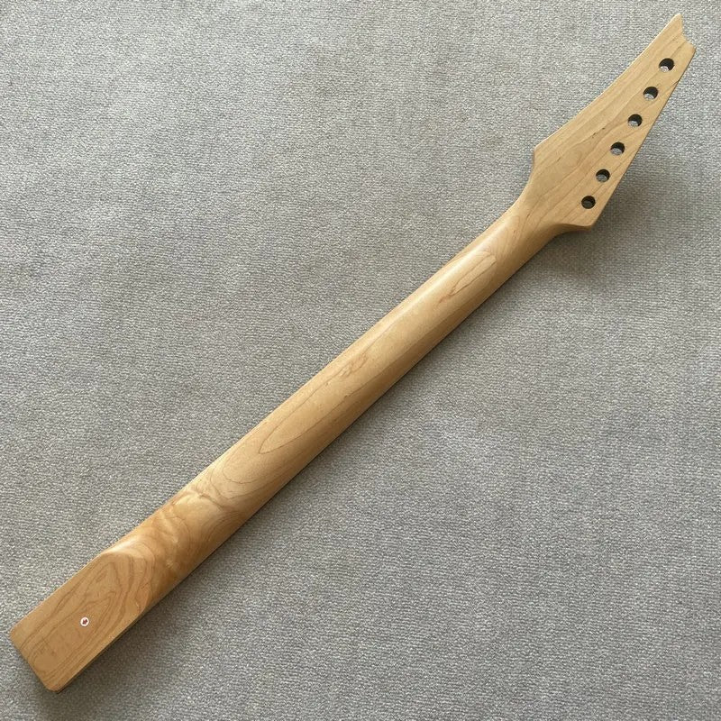 Black Headstock Guitar Maple Wood Neck, Rosewood Fretboard 24 Frets