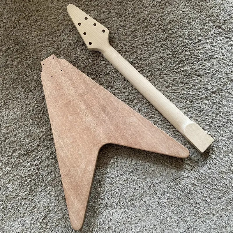Guitar DIY Project, Mahogany Body, Maple Neck, Rosewood Fretboard Fit